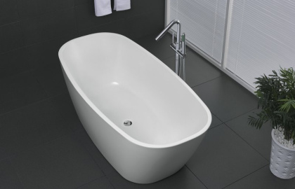 Акриловая ванна без перелива BELBAGNO BB72-1700-W0, 1700x780x600