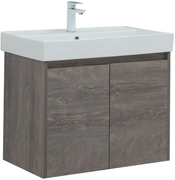 Тумба под раковину Aquanet Nova Lite 75 дуб рошелье (2 дверцы) Тумба под раковину Aquanet Nova Lite 75 дуб рошелье (2 дверцы)