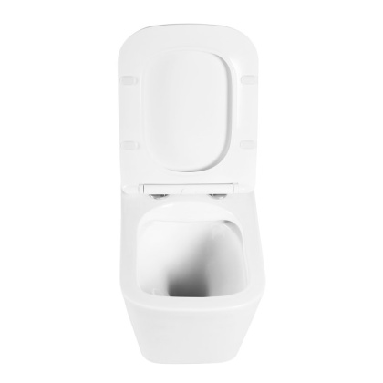 BB3103CHR/SC/BB002-80/BB018-GV-BIANCO Унитаз подвесной с сиденьем BelBagno DUE + Система инсталляции для унитазов с кнопкой смыва BB018-GV-BIANCO Исполнение: Белый 