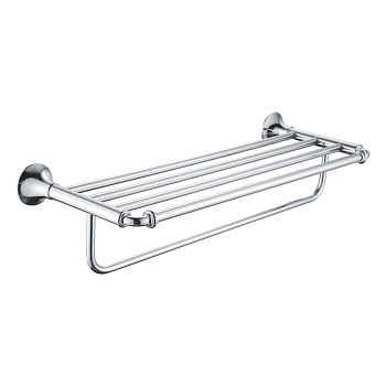Полка для полотенца металл, RG1208 Rose, Хром