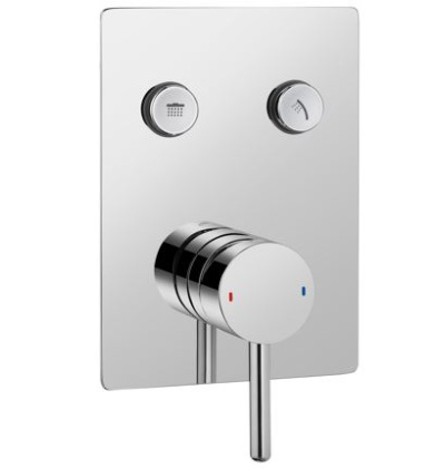 Смеситель для душа скрытого монтажа OMNIRES Y Y1235GCCR (хром)