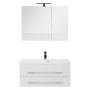 Комплект мебели для ванной Aquanet Нота NEW 90 белый (камерино)