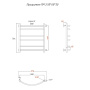 Полотенцесушитель Приоритет ПМ 3 50*60*50 (ЛЦ2)
