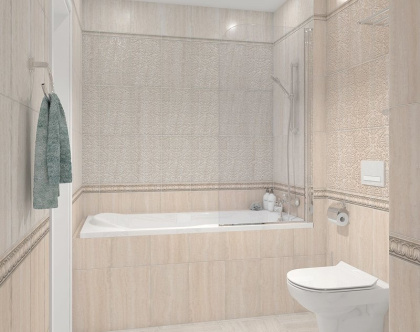 Плитка настенная 6337 Пантеон беж светлый 25*40*8 (11шт/1,1м2), м2