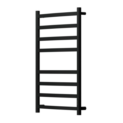 Полотенцесушитель электрический Point Антея PN17858B П8 500x800, диммер справа, черный Полотенцесушитель электрический Point Антея PN17858B П8 500x800, диммер справа, черный