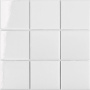 Керамическая мозаика White Glossy 97х97, 10х10 см