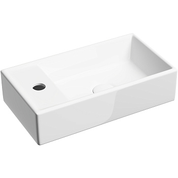Умывальник подвесной прямоугольный (чаша справа, отверстие под смеситель слева) Element 407*217*100 Умывальник подвесной прямоугольный (чаша справа, отверстие под смеситель слева) Element 407*217*100