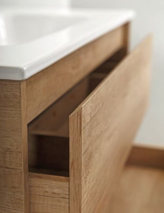 Тумба с раковиной подвесная BelBagno KRAFT 90 Rovere Nebrasca Nature, раковина белая Тумба с раковиной подвесная BelBagno KRAFT 90 Rovere Nebrasca Nature, раковина белая