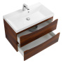 Тумба с раковиной подвесная BelBagno MARINO 80 Cappuccino Lucido, раковина белая Тумба с раковиной подвесная BelBagno MARINO 80 Cappuccino Lucido, раковина белая