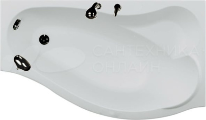 Акриловая ванна Aquanet Palma 170x90/60 R (с каркасом) Акриловая ванна Aquanet Palma 170x90/60 R (с каркасом)