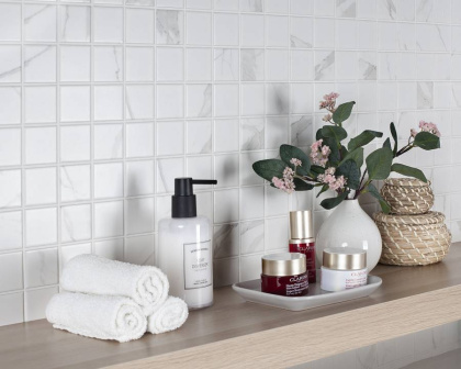 Керамическая мозаика, Carrara Matt 48х48, 5х5 см Керамическая мозаика, Carrara Matt 48х48, 5х5 см