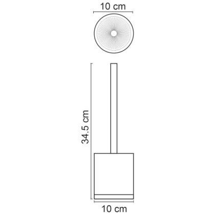 Mindel K-8827 Щетка для унитаза