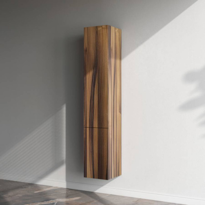 Шкаф-пенал, подвесной, правый, 30 см, двери, push-to-open, орех M90CHR0306HF