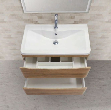 Раковина из литьевого мрамора BelBagno BB800/455-LV-MR-ALR