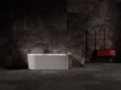 Ванна из литьевого мрамора Abber Stein 170х80 AS9651 R