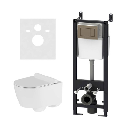 DX77.IS10151.1700 Инсталляция с клавишей глянец. Хром с подвесным унитазом Jupiter безободк с сид м/лифт DX77.IS10151.1700 Инсталляция с клавишей глянец. Хром с подвесным унитазом Jupiter безободк с сид м/лифт