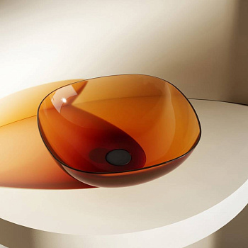 Раковина накладная прозрачная ABBER Kristall AT2806Opal Раковина накладная прозрачная ABBER Kristall AT2806Opal