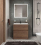 Тумба с раковиной напольная BelBagno KRAFT 39 70 Rovere Tabacco, раковина белая Тумба с раковиной напольная BelBagno KRAFT 39 70 Rovere Tabacco, раковина белая