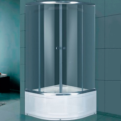 Душевой уголок RGW Dolphin TN-110 100х100 28911100-11 с поддоном профиль Хром стекло прозрачное