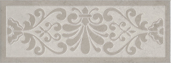 Декор HGD\B503\15147 Монсанту 2 серый светлый (15см*40см*8мм) (10шт/0,6м2) орнамент, шт Декор HGD\B503\15147 Монсанту 2 серый светлый (15см*40см*8мм) (10шт/0,6м2) орнамент, шт