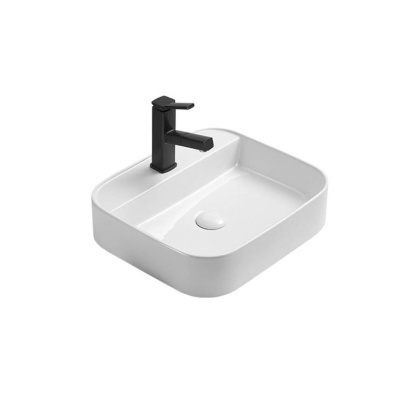 Раковина керамическая Vincea VBS-50550, 500*400*110, накладная, цвет белый Раковина керамическая Vincea VBS-50550, 500*400*110, накладная, цвет белый