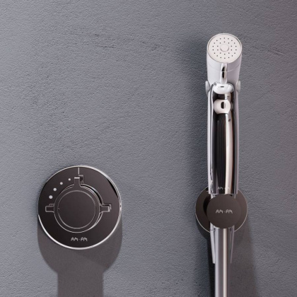 F0H85A400 X-Joy  гигиенический набор для скрытого монтажа со встроенным смесителем для душа с ТМС