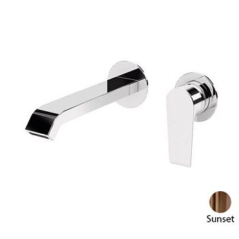 NAUTIC-BLI2-SS Смеситель для раковины встраиваемый однорычажный, на два отверстия, исполнение Sunset