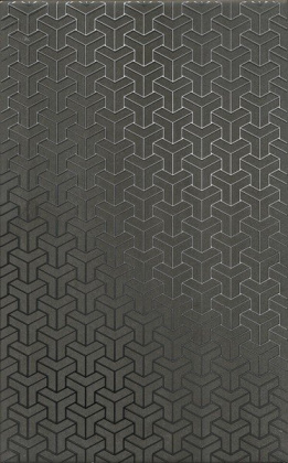 Декор HGD\D371\6400 Ломбардиа антрацит 25*40*8 (уп\10шт), шт