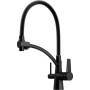 Смеситель для кухни SANCOS Eri с возможностью подключения фильтра, цвет матовый черный, арт. SC4001MB
