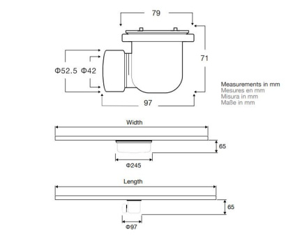 Сифон Vsph-D611 с гидрозатовром