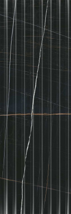 Плитка настенная 14035R Греппи черный структура обрезной 40*120*12 (3шт\1.44м2), м2