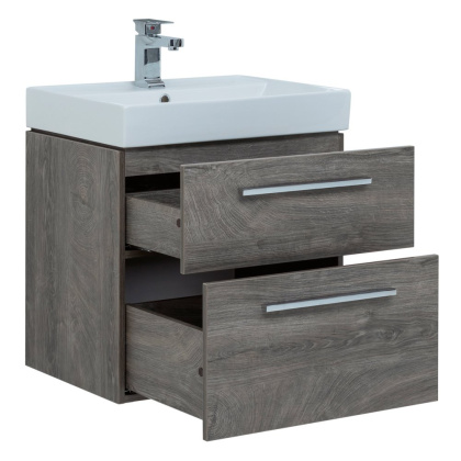 Мебель для ванной Aquanet Nova 60 дуб рошелье (2 ящика)