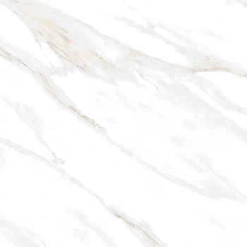 Calacatta Clarity Gold Керамогранит белый 80х80 Матовый