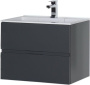 Тумба под раковину Aquanet Алвита 70 серый антрацит