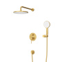 RELAX-DSET-IN Душевой комплект встраиваемый (смеситель встраиваемый, верхний душ, ручной душ со шлангом, штуцер с держателем), сатин RELAX-DSET-IN Душевой комплект встраиваемый (смеситель встраиваемый, верхний душ, ручной душ со шлангом, штуцер с держателем), сатин