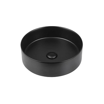 Раковина керамическая Vincea VBS-216MB, 400*400*120, накладная, цвет матовый черный Раковина керамическая Vincea VBS-216MB, 400*400*120, накладная, цвет матовый черный