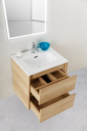 Тумба с раковиной подвесная BelBagno KRAFT 39-50 Bianco Opaco, раковина белая Тумба с раковиной подвесная BelBagno KRAFT 39-50 Bianco Opaco, раковина белая