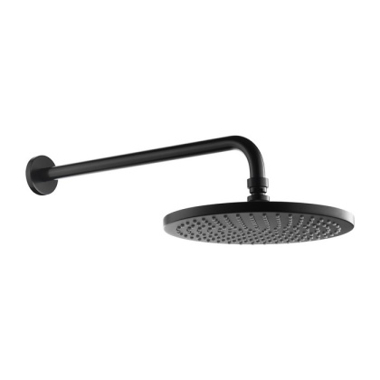 Верхний душ OMNIRES с кронштейном WGSET1BL (черный BLH)