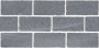 Бордюр BR023 Роверелла серый мозаичный 14,7*34,5(1уп/7шт), шт
