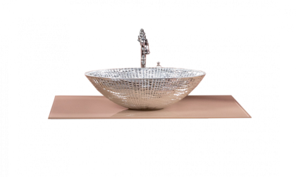 Столешница стекло 80см прямая CAPPUCINO Столешница стекло 80см прямая CAPPUCINO