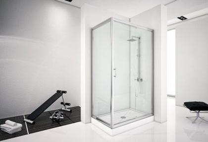 Душевой уголок Aquanet Alfa NAA1131 120x80, прозрачное стекло