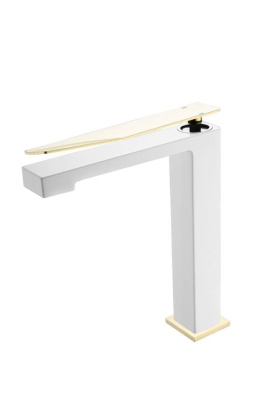 Смеситель для раковины Boheme Q Chrome-Gold Смеситель для раковины Boheme Q Chrome-Gold