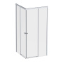 W94G-403-9090-МТ Душевое ограждение X-Joy Square Slide 90х90, мат Хром, прозрачное W94G-403-9090-МТ Душевое ограждение X-Joy Square Slide 90х90, мат Хром, прозрачное
