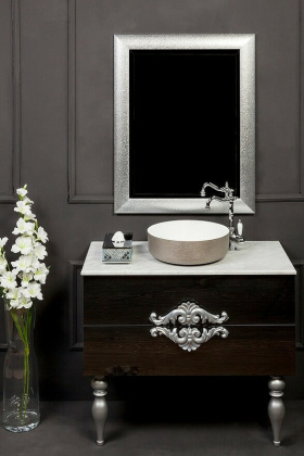 Зеркало WIND 75х95 серебро 532 Boheme