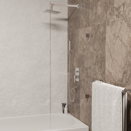 Шторка на ванну RGW Screens SC-050B 40x150 3711056240-11 профиль Хром стекло прозрачное