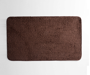 Коврик для ванной комнаты Vils, 75х45х1 см, коричневый, BM-1041