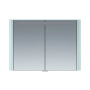 M30MCX1001GG Sensation, зеркало, зеркальный шкаф, 100 см, с подсветкой, мятный, глянцевая, шт