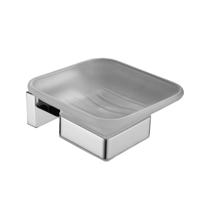 Мыльница стеклянная, SG5603 Shevanik, Хром