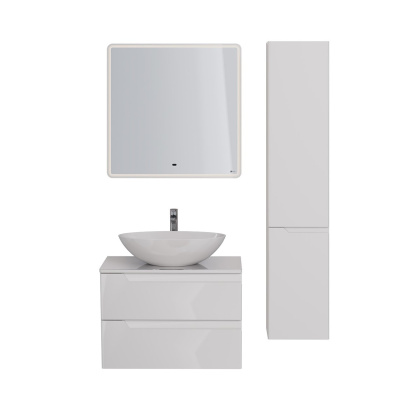 Зеркало Lemark ELEMENT 70х80см с подсветкой, с подогревом