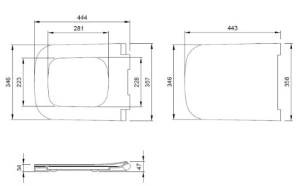 Крышка-сиденье для унитаза Allen Brau Infinity 4.21014.31 черный матовый Крышка-сиденье для унитаза Allen Brau Infinity 4.21014.31 черный матовый